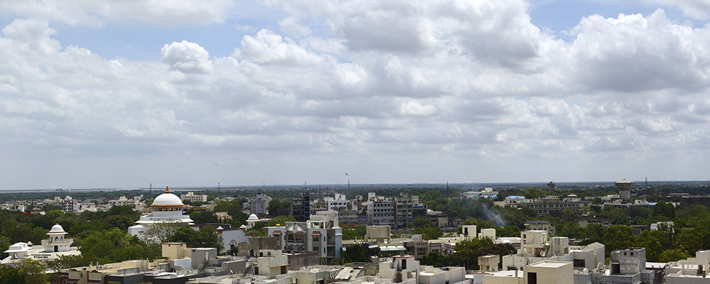 View of the town from Vision Tower